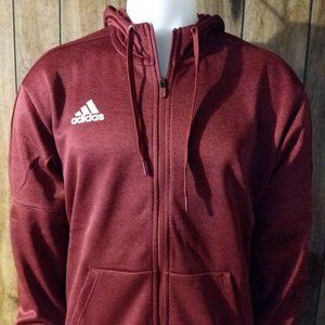 adidas Team Issue Fleece Full Zip Hoodie
